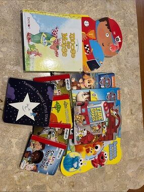 Assorted Kids Board Books - Colorful Baby Toy Book Set